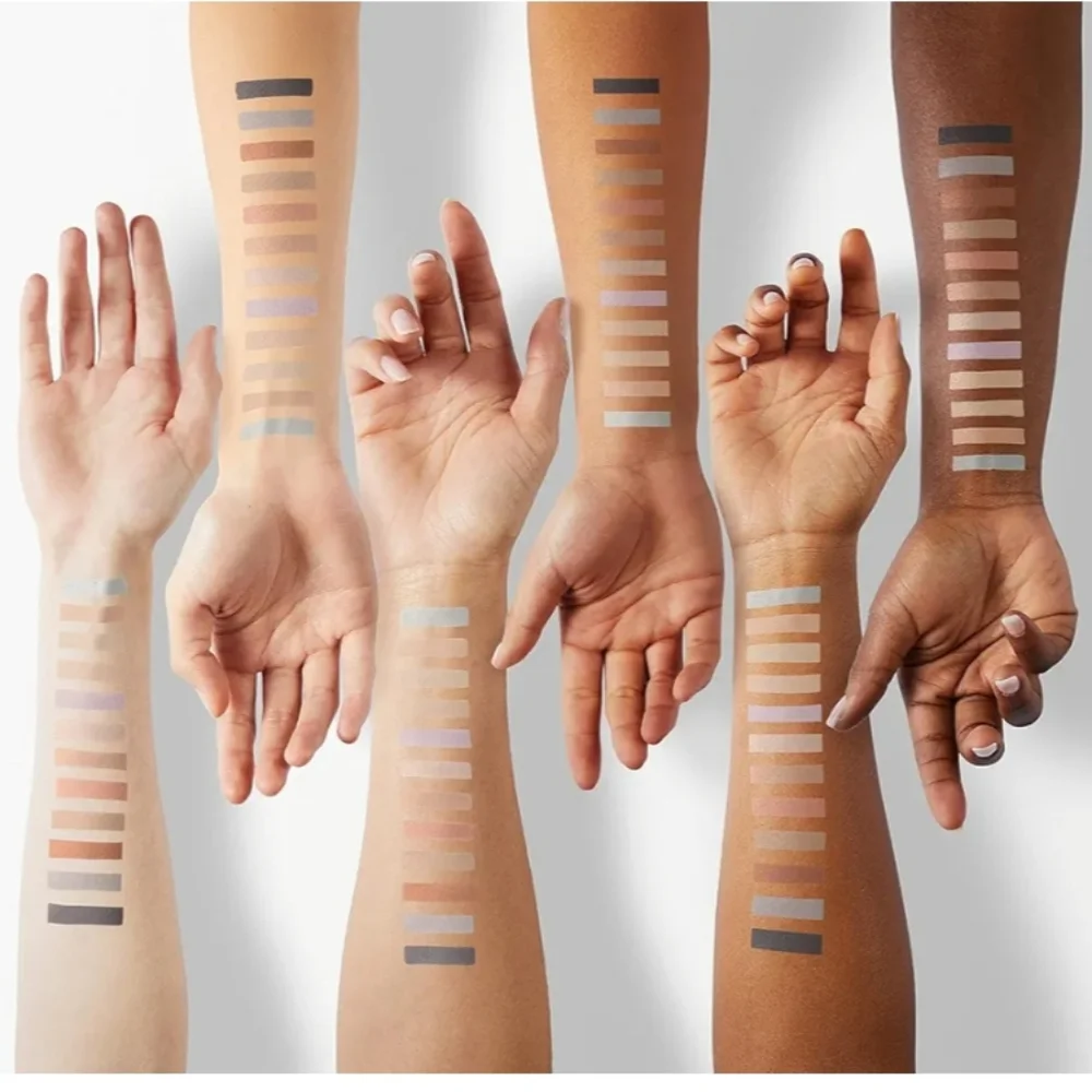NWT W7 Mighty Mattes Natural Nudes Eye Shadow 12-Colour Palette